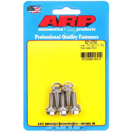 ARP Stainless Steel Bolt Kit - 6 Point (5) 1/4-20 x .750