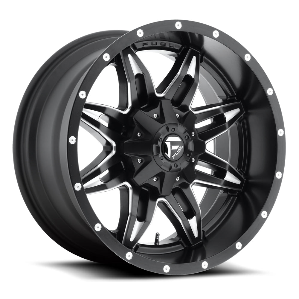 Fuel Off Road Lethal Wheel - 20 x 10" - 4.500" Backspace - 6 x 135.00/6 x 139.70 Bolt Pattern - Aluminum - Matte Black -