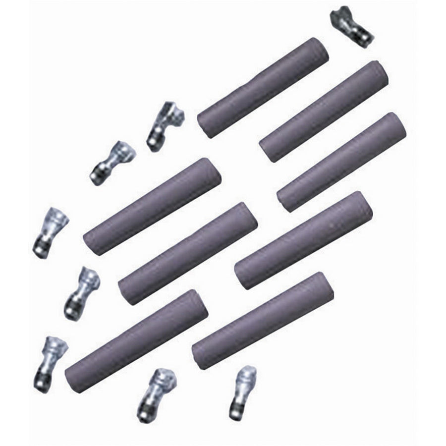 Taylor Cable Products Spark Plug Boot/Terminal Kit 8 mm Gray Straight - Set of 8