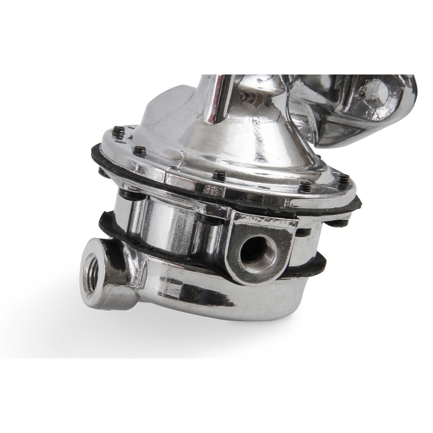 Holley Mechanical Fuel Pump - 110 gph - 6.5-8 psi - 1/4 in NPT Female Inlet / Outlet - Polished - Gas - Small Block Mopar
