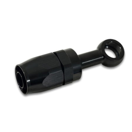 Vibrant Performance Straight 10 AN to 14 mm Banjo Banjo Hose End - Swivel - Black