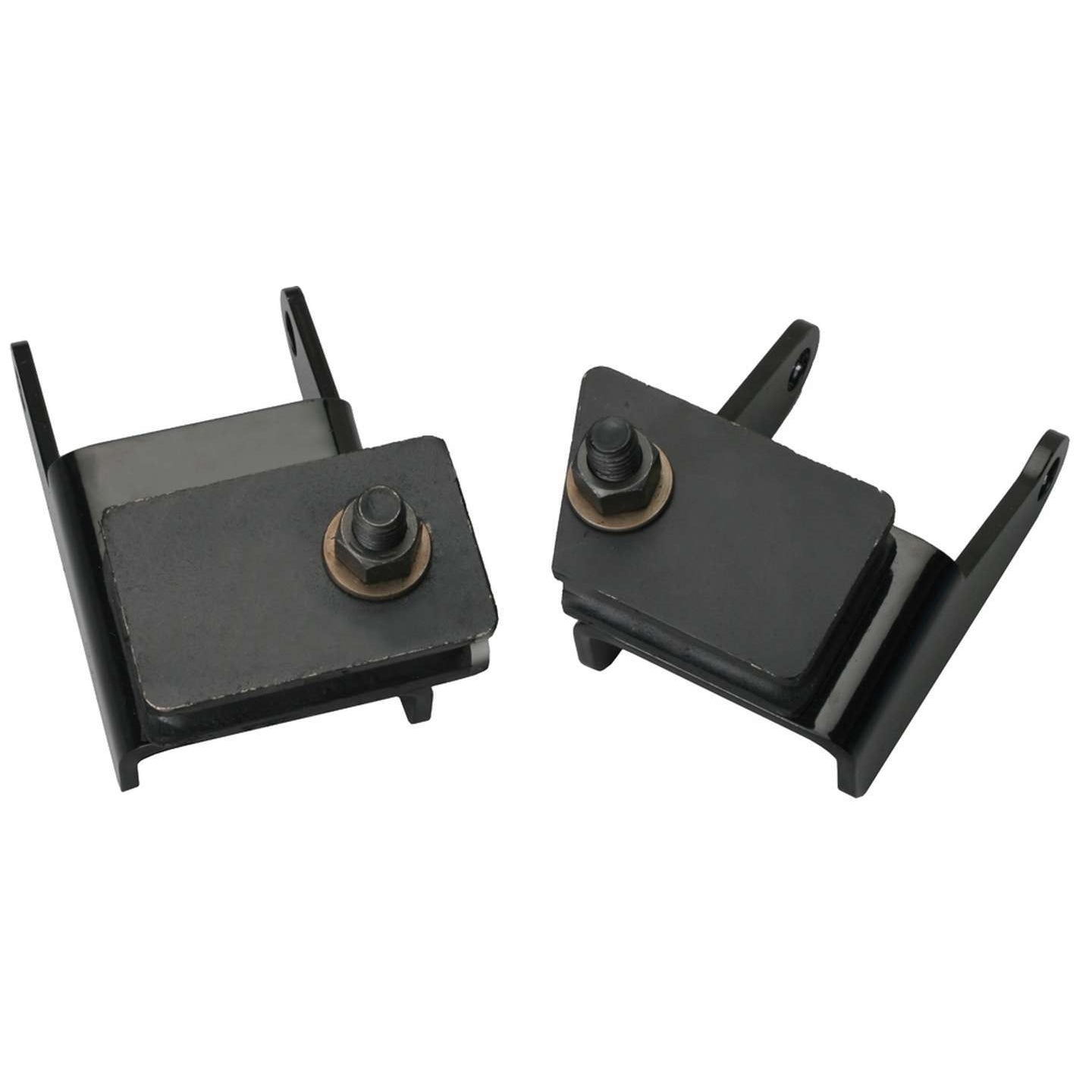 Trans-Dapt Motor Mount Adapter - Bolt-On - Black Paint - Mopar B / RB-Series - Mopar A-Body 1967-72 4698