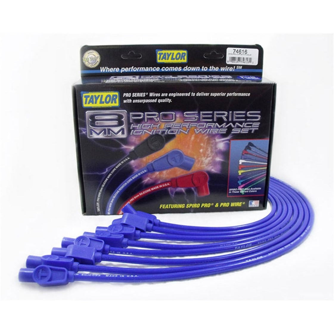 Taylor Pro Wire Spark Plug Wire Set - Spiral Core