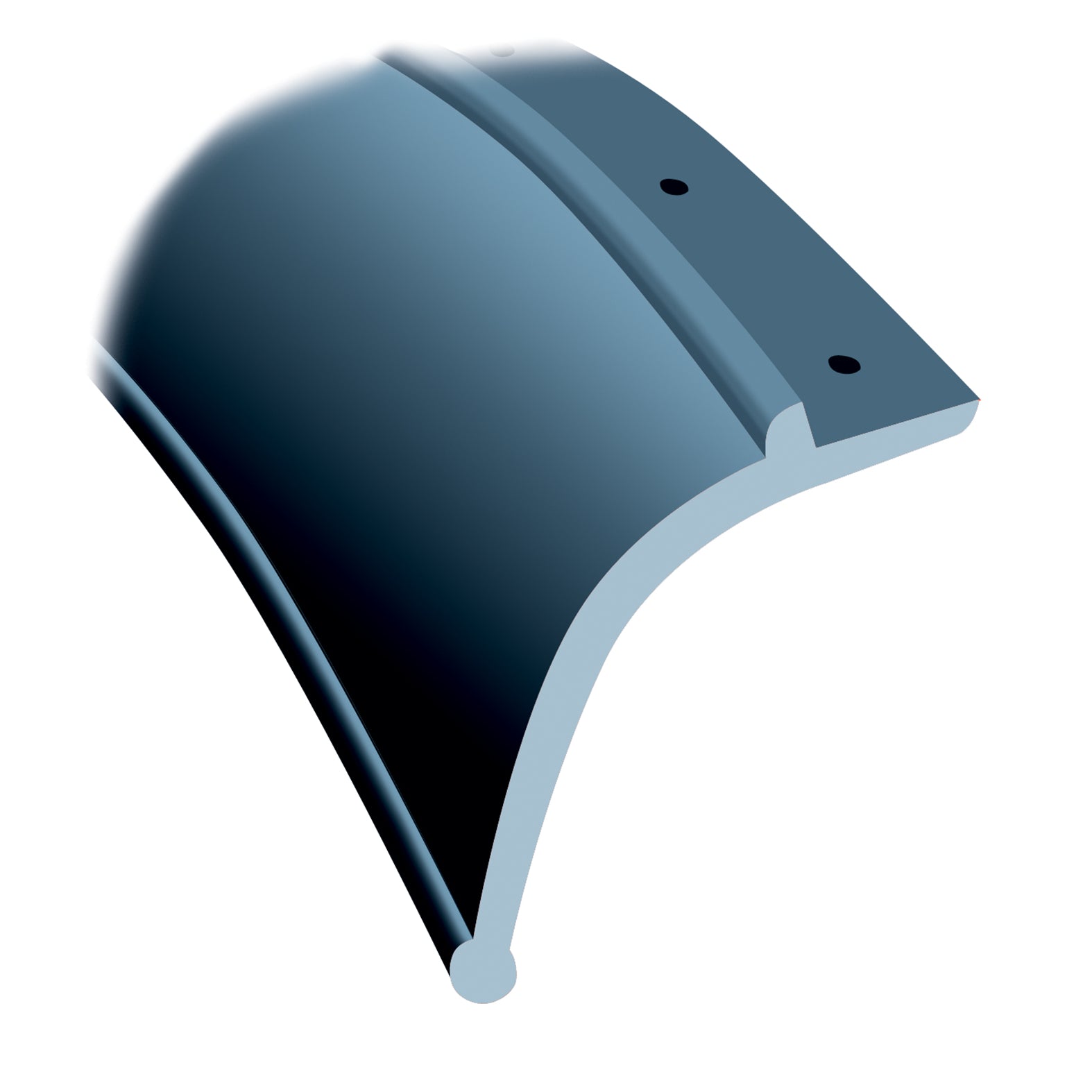 Pacer Performance Flexy Flares Fender Flare 2-1/2" Wide 58" Long Screw-In - Rubber