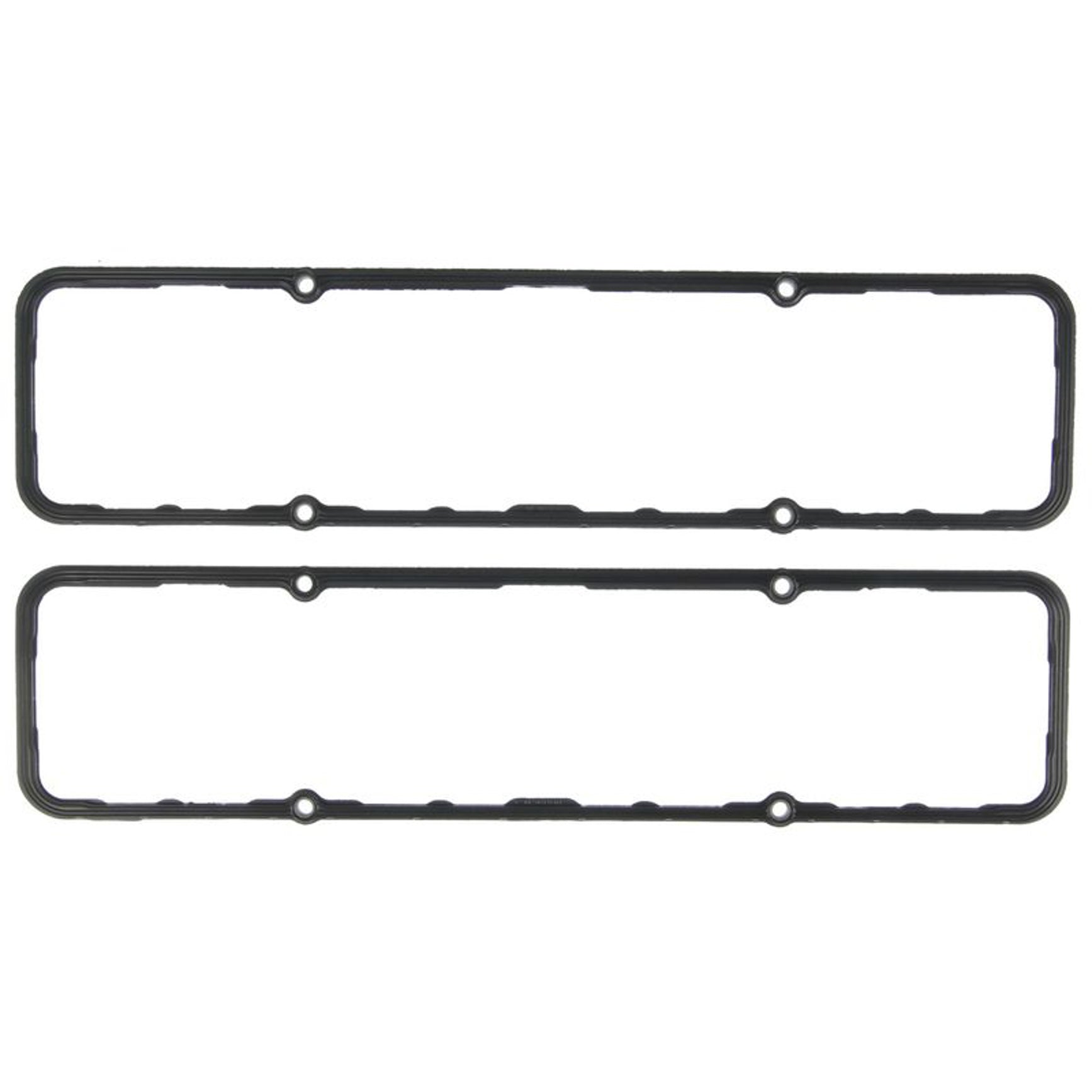 Clevite Valve Cover Gasket - 0.225 in Thick - Steel Core Silicone Rubber - Small Block Chevy - Pair