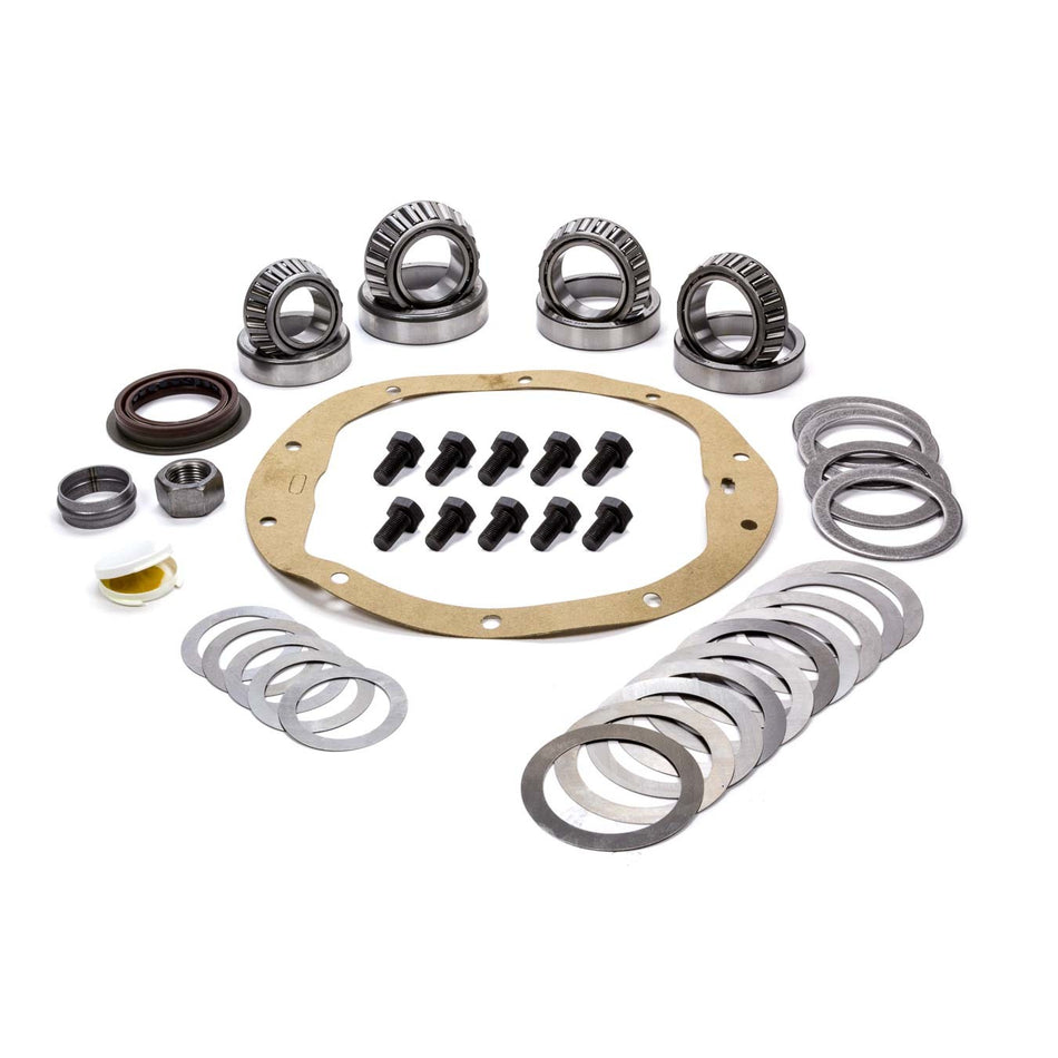 Ratech Complete Differential Installation Kit Bearings/Crush Sleeve/Gaskets/Hardware/Seals/Shims/Marking Compound GM 8.5/8.6" 10 Bolt