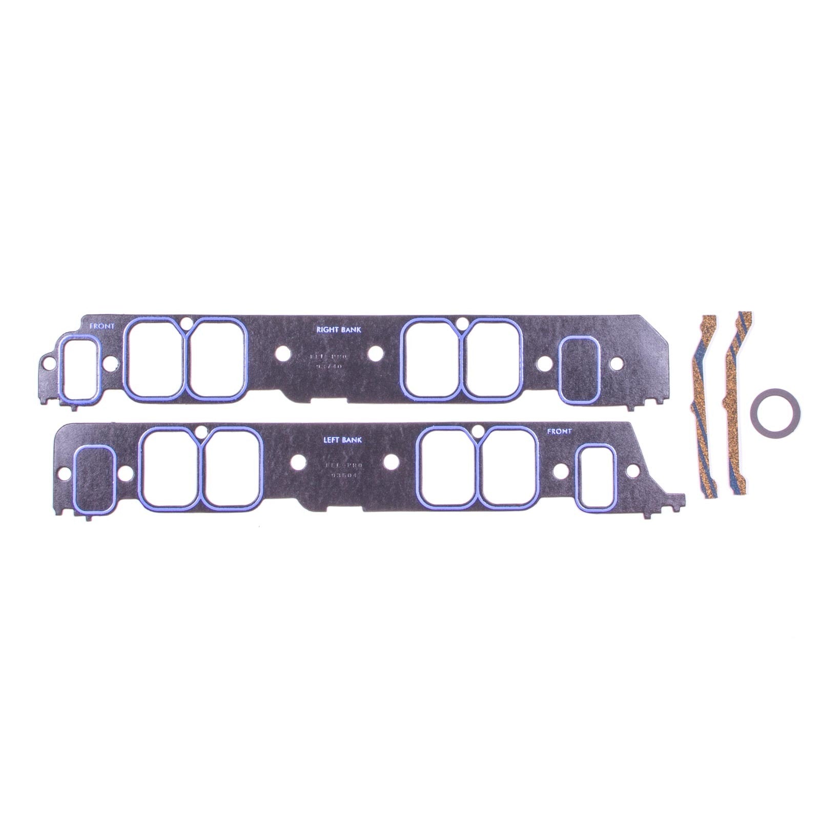 Fel-Pro Marine Printoseal Intake Manifold Gasket - 1.821 x 2.57 in Rectangular Port - Composite - Big Block Chevy