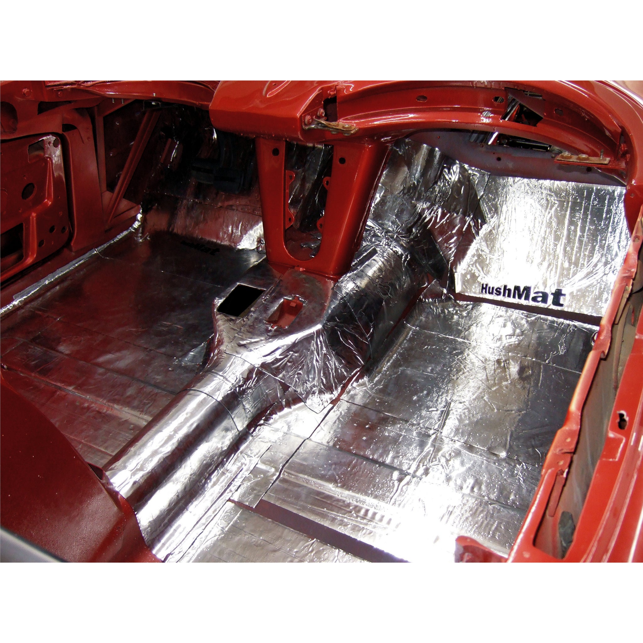 Hushmat Ultra Bulk Kit Heat and Sound Barrier 12 x 23" Sheet 1/8" Thick Rubber - Silver