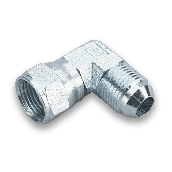 Earl's -3 AN Male to -3 AN Female 90 Swivel Fitting