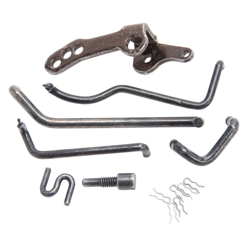 Edelbrock AVS Carburetor Linkage Kit - Includes 7 Links w / Black Finish / 6 Retaining Clips