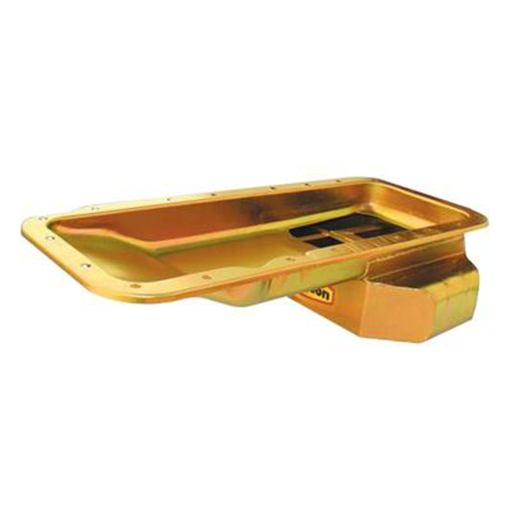 Milodon Rear Sump Engine Oil Pan - 7 qt - 5-1/2" Deep - Steel - Cadmium - Mopar RB Series
