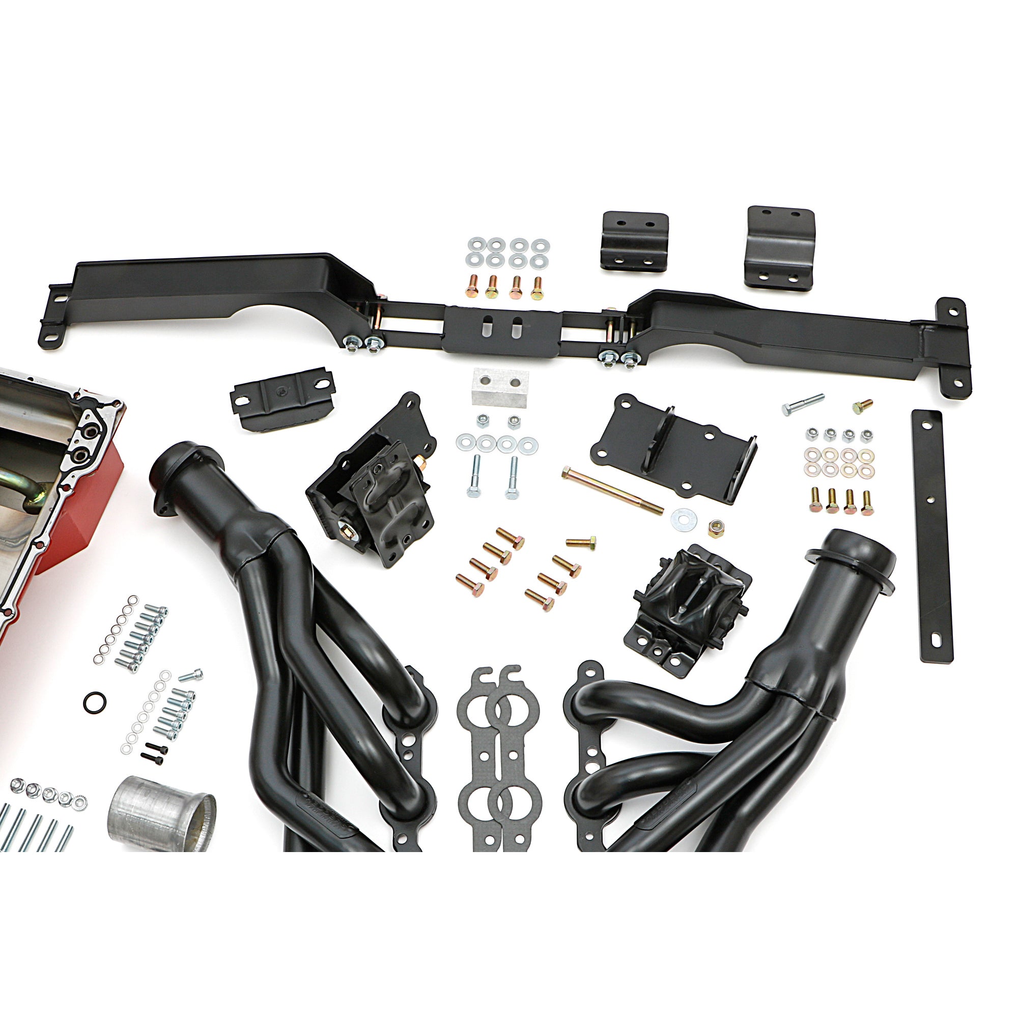 Trans-Dapt Swap In A Box Engine Conversion Kit - Auto / Manual Trans - GM LS-Series - GM G-Body 1982-88 48061