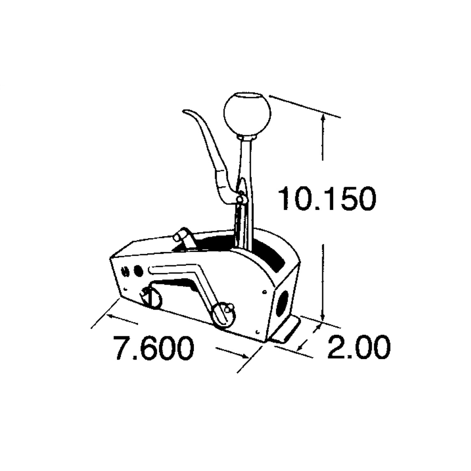 Hurst Quarter Stick 2 Automatic Shifter