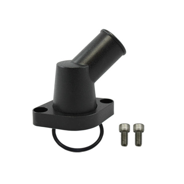Specialty Products Water Neck Chevy 45 Degree O-Ring Style Black