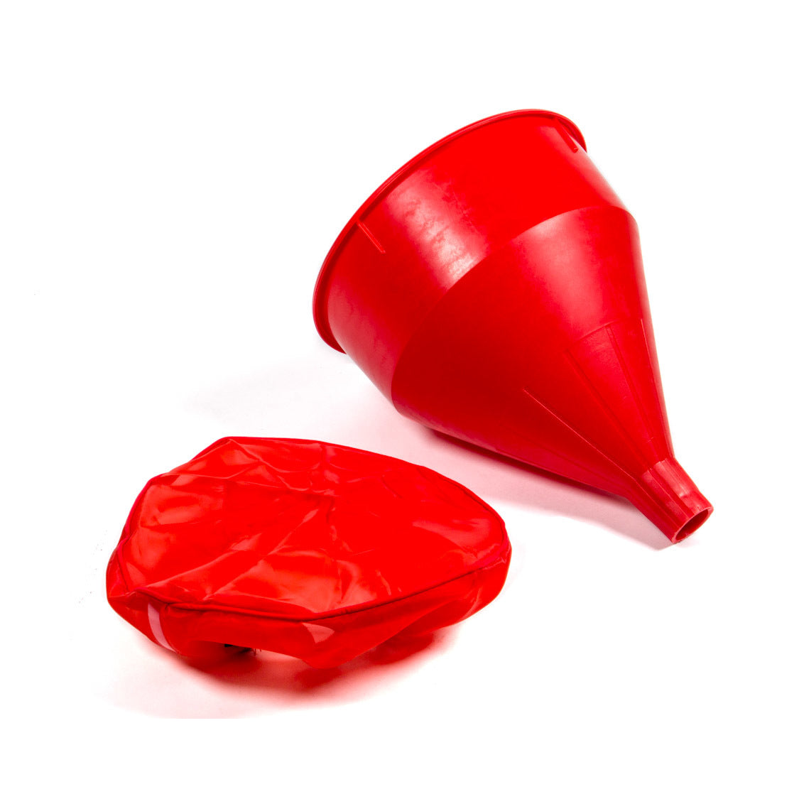 Outerwears Water Repellent 9" Fuel Funnel w/ Pre-Filter - Red