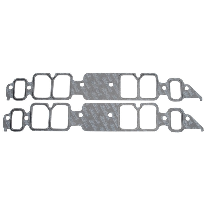 Edelbrock Intake Manifold Gasket - 0.06 in Thick - 1.82 x 2.54 in Rectangular Port - Composite - Big Block Chevy - Pair