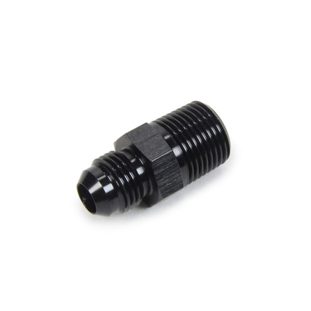 Triple X Race Co. Adapter Fitting Straight 6 AN Male to 3/8" NPT Male Aluminum - Black Anodize