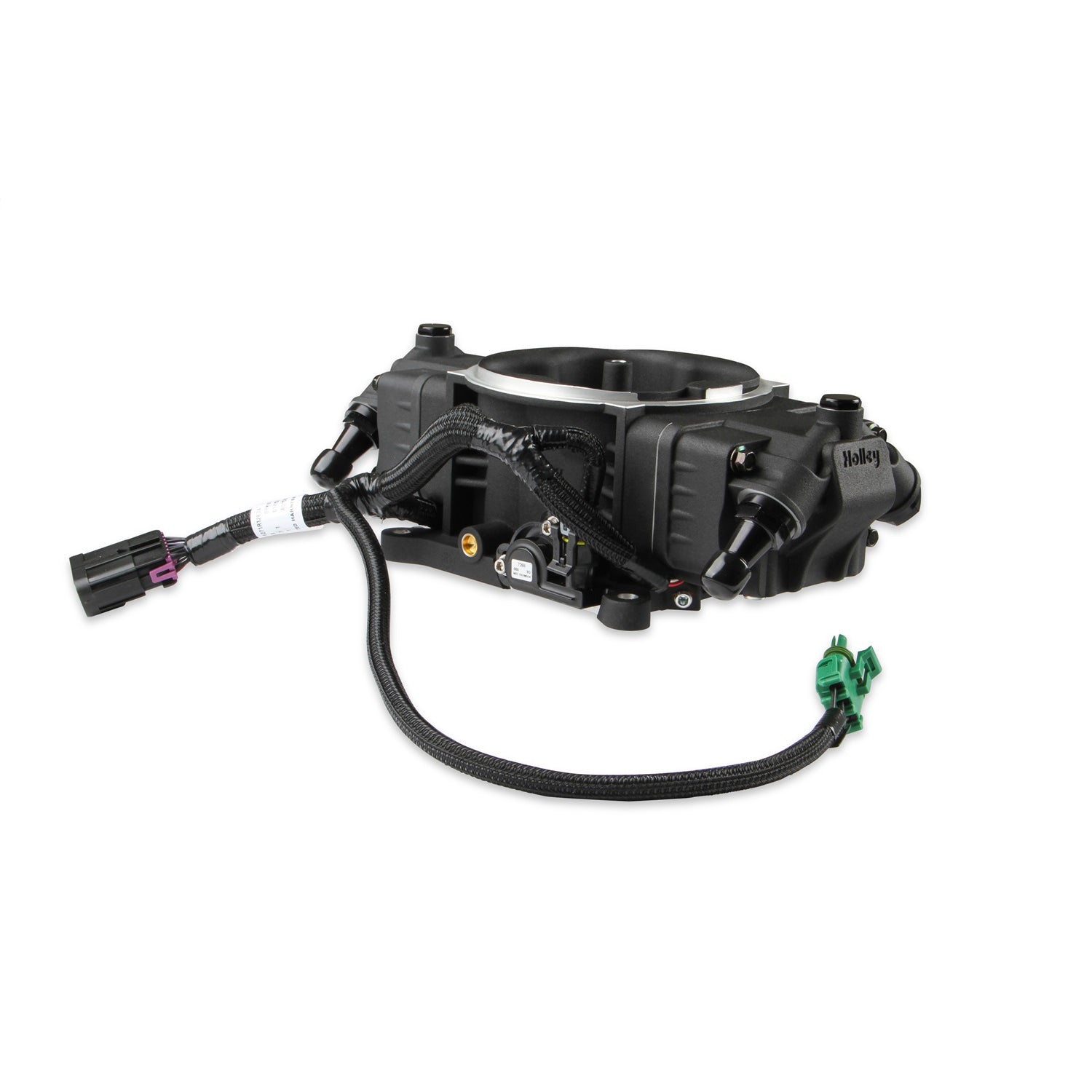 Holley EFI Terminator X Stealth Throttle Body Fuel Injection - Square Bore - Black - GM LS-Series