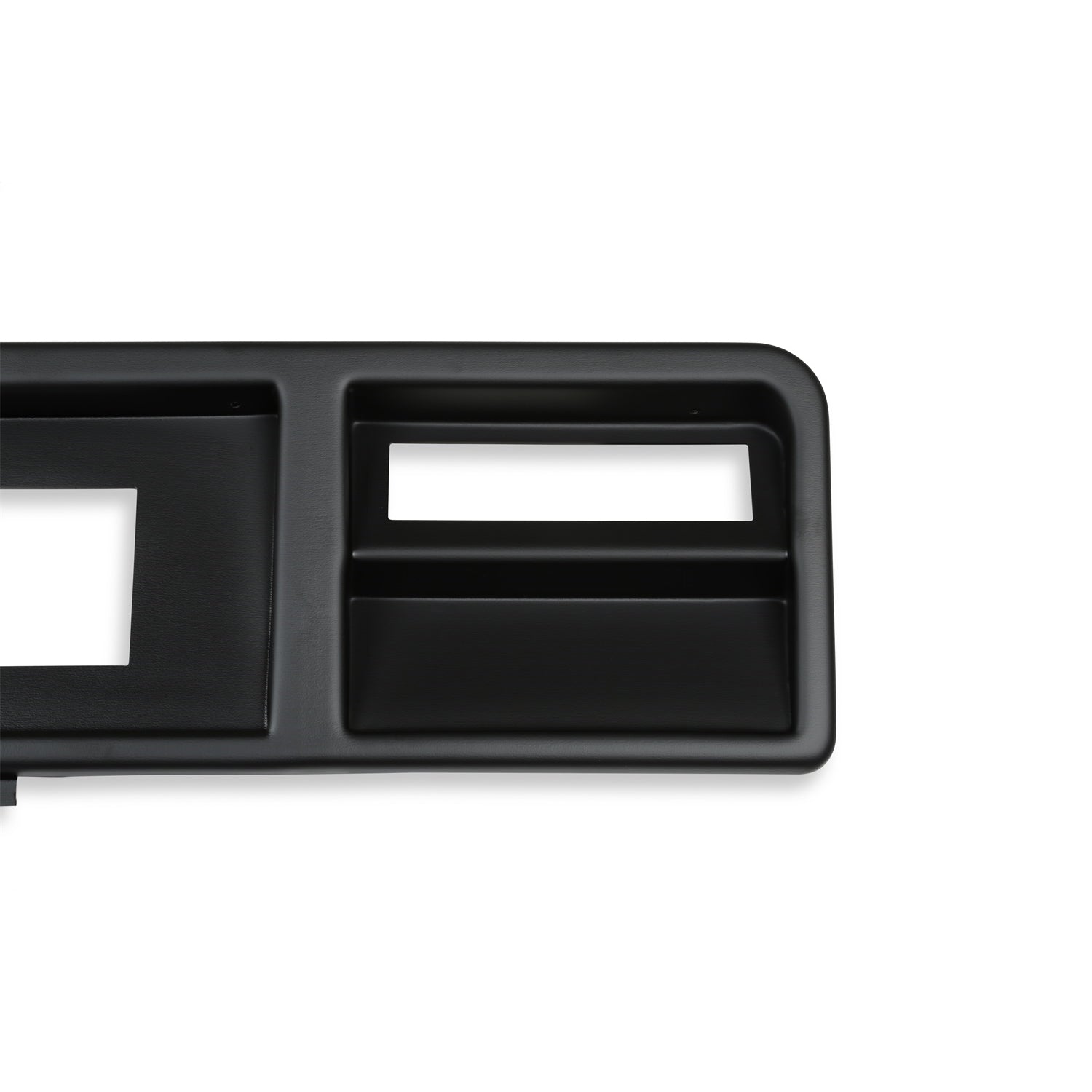 Holley EFI 6.86 in Dash Bezel - Black - No Vents - Ford Fullsize Truck 1973-79