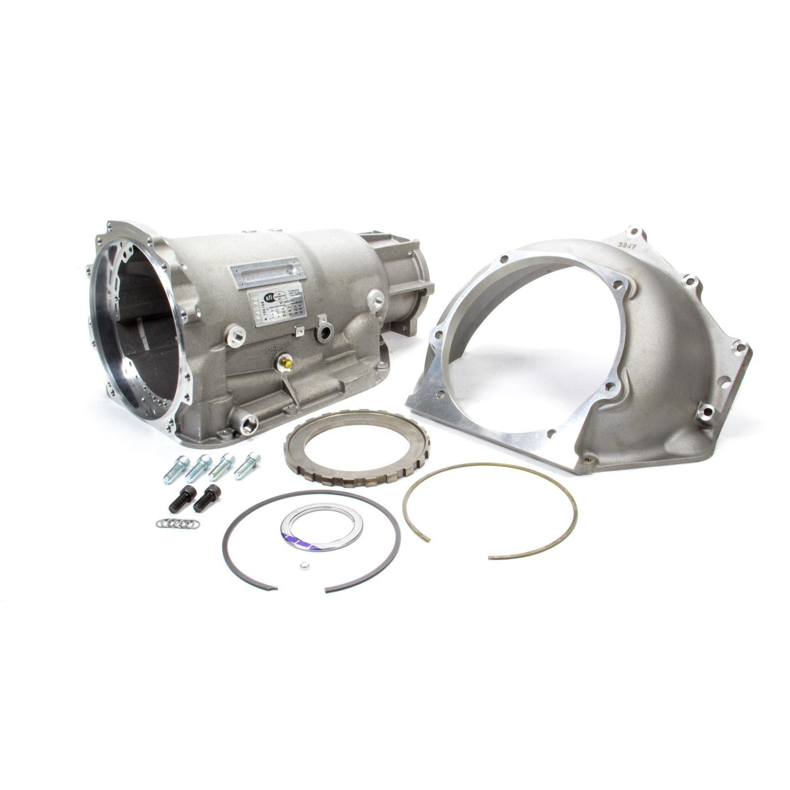 ATI Products T400 Supercase Transmission Case Bellhousing Aluminum Natural - Chevy V8