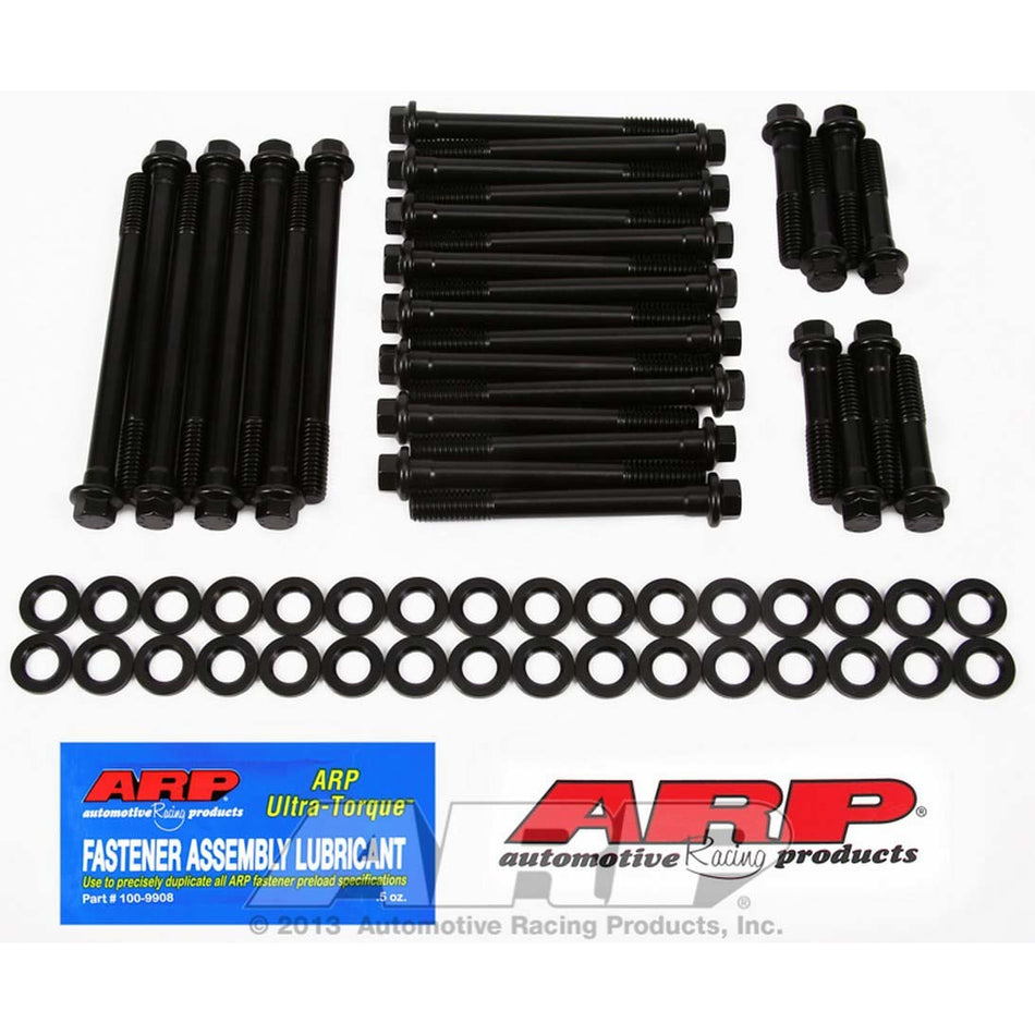 ARP High Performance Series Cylinder Head Bolt Kit - Hex Head - Chromoly - Black Oxide - Edelbrock - Big Block Chevy 135-3610