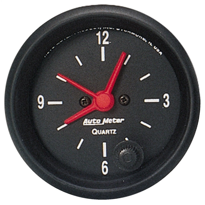 Auto Meter Z-Series Clock - 2-1/16 in.