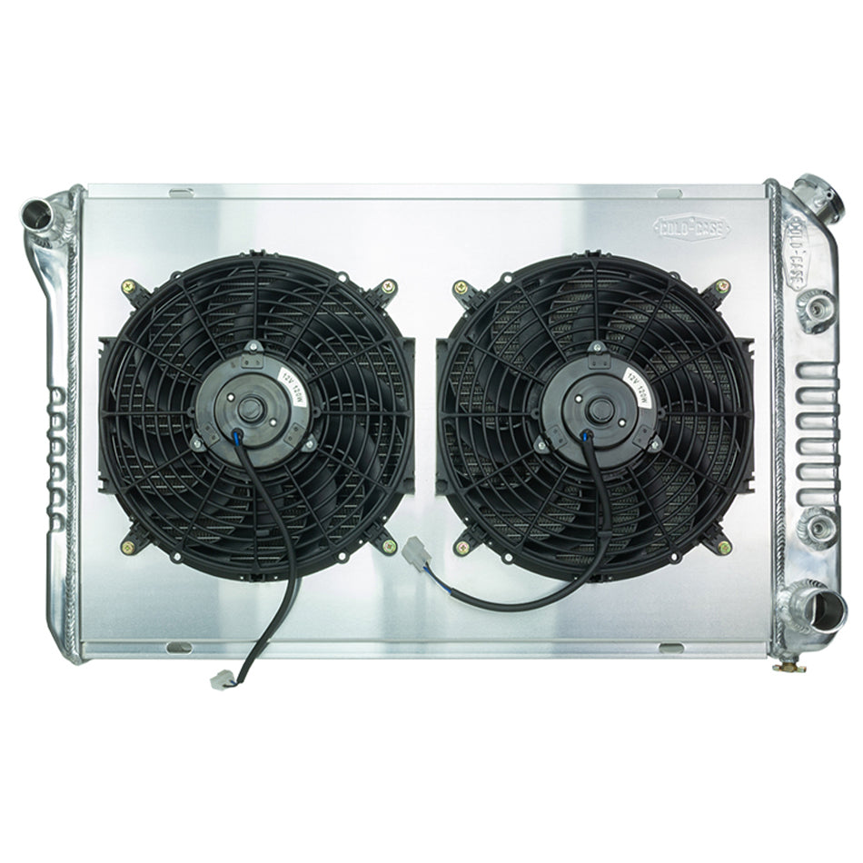 Cold-Case Aluminum Radiator and Fan - 32" W x 18.5" H x 3" D