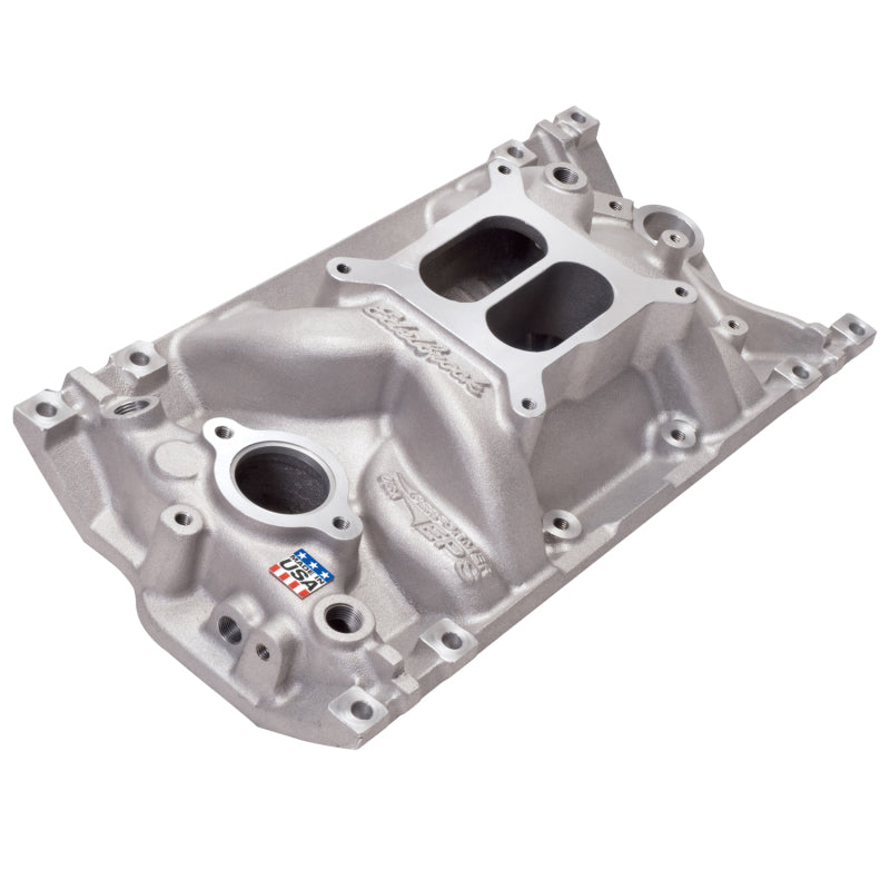Edelbrock Performer EPS Vortec Intake Manifold - Cast Finish