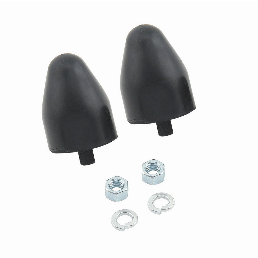 Lakewood Large Rubber Traction Bar Snubbers - Black - Universal - Pair