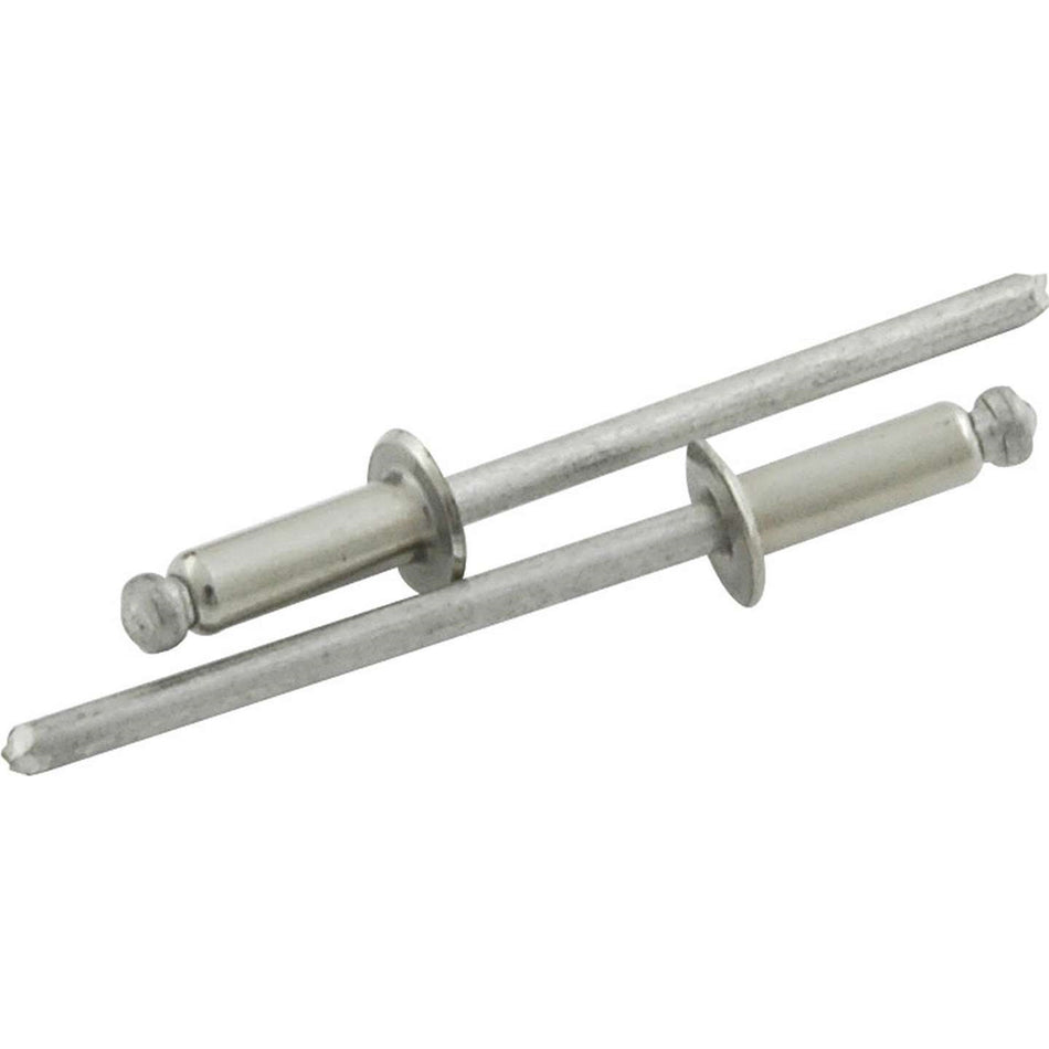 Allstar Performance 1/8" Small Head Rivets - Silver - (500 Pack) - Stainless Steel Mandrel