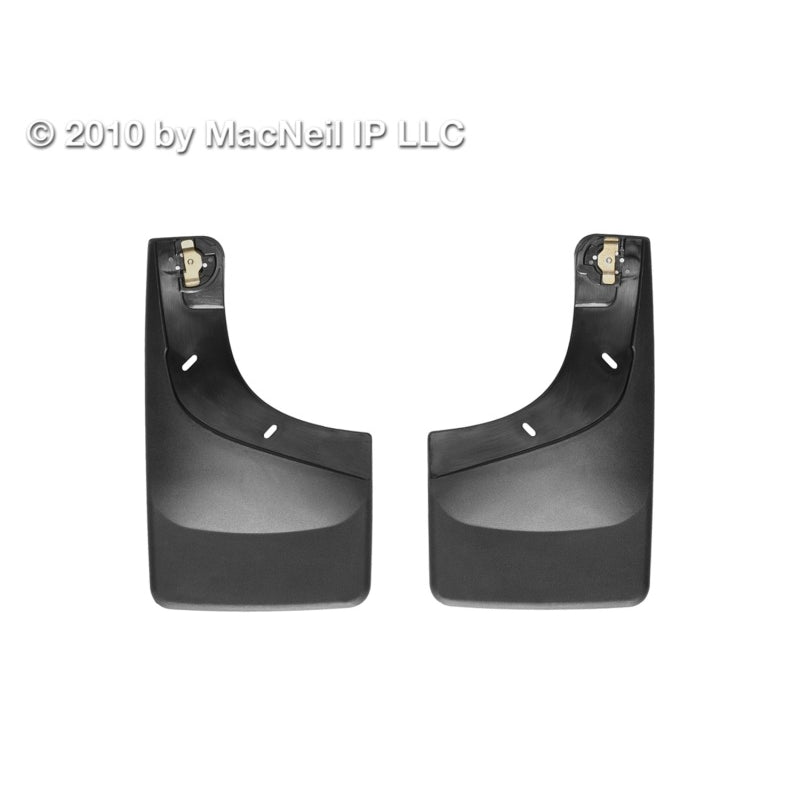 WeatherTech MudFlaps - Front - Black - Ford Fullsize Truck 2004-14