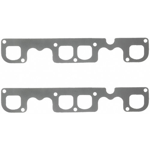 Fel-Pro Exhaust Gaskets - SB Chevy - Brodix 18 Raised "D" Port - 1.78" x 1.70"