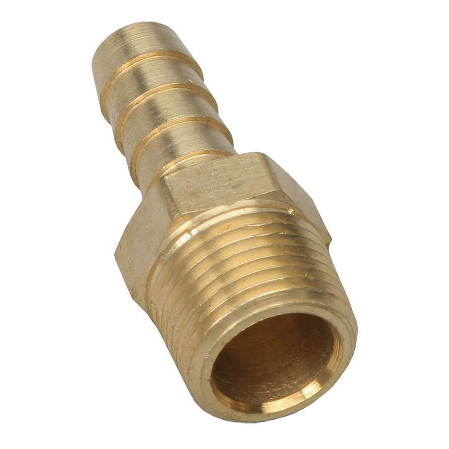 Trans-Dapt 3/8 in NPT Male to 3/8 in Hose Barb Straight Adapter - Brass 2269