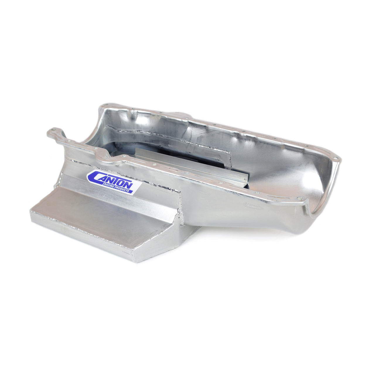 Canton Competition 6-1/2" Deep, 12" Long Wet Sump Oil Pan - SB Chevy 86-Up w/ 1 Pc. Rear Main Seal - Circle Track