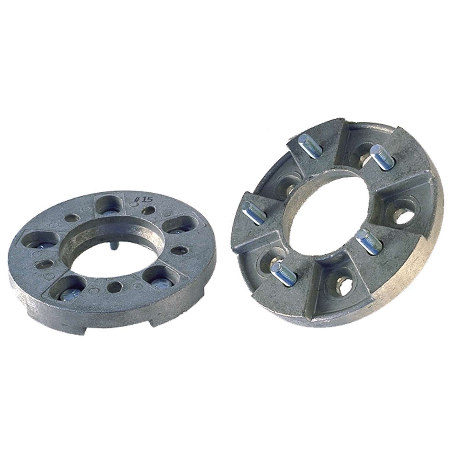 Trans-Dapt 5 x 4.50 / 4.75 in to 5 x 4.75 in Wheel Adapter - 7/16-20 in Stud Thread - 1 in Thick - Cast - Pair