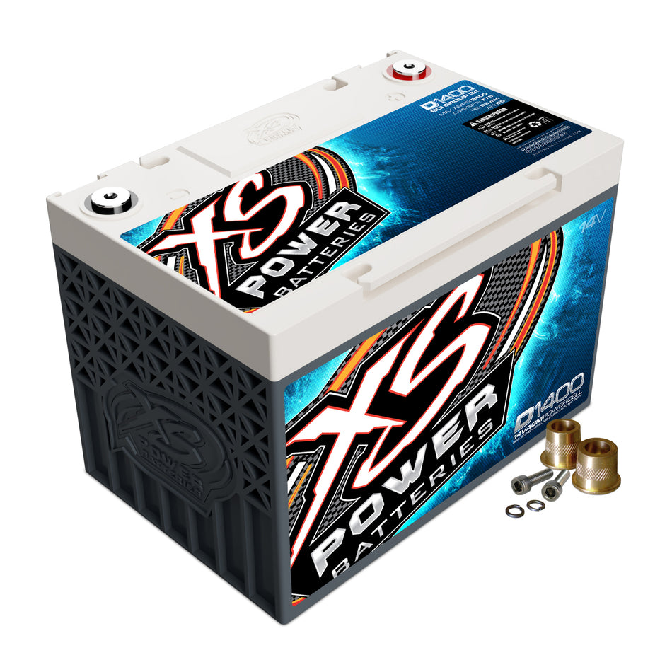XS Power Batteries 14V AGM Battery w/ Reinforced Case