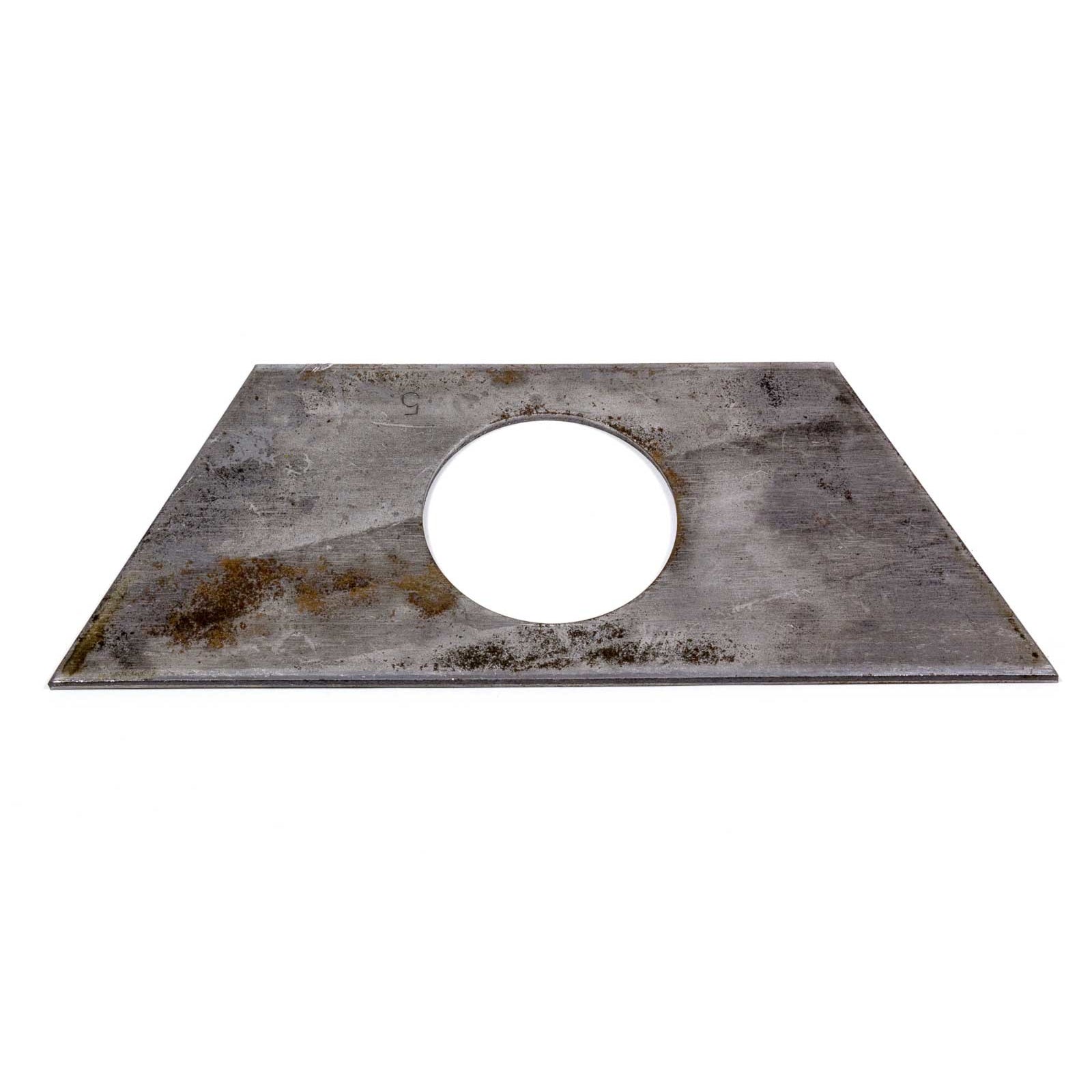 Bulldog 2.29" Diameter Hole Jack Support Plate Steel Natural Bulldog A-Frame Jacks - Each