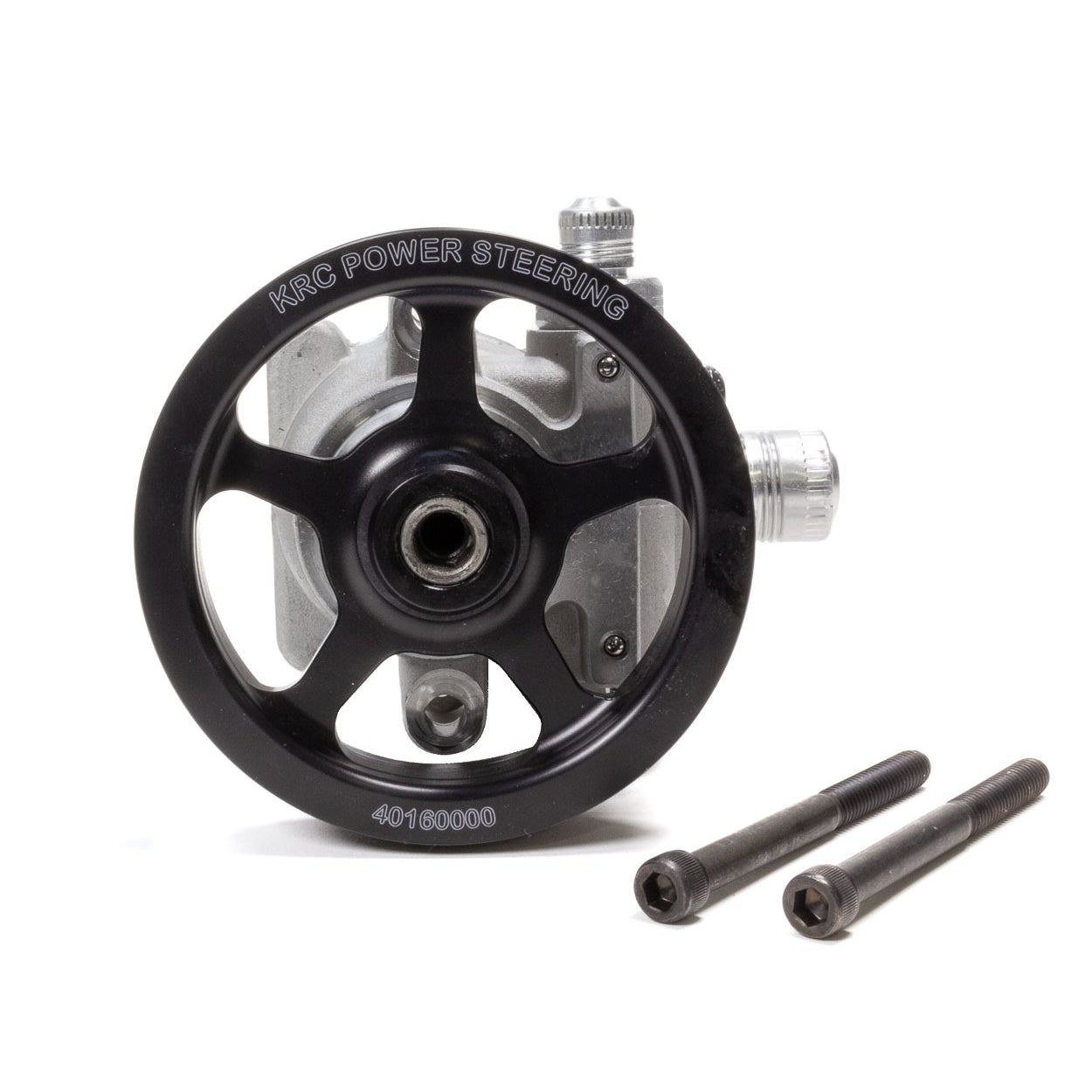 KRC Power Steering Pump Elite w/ 4.2" 6 Rib Pulley w/o Reservoir