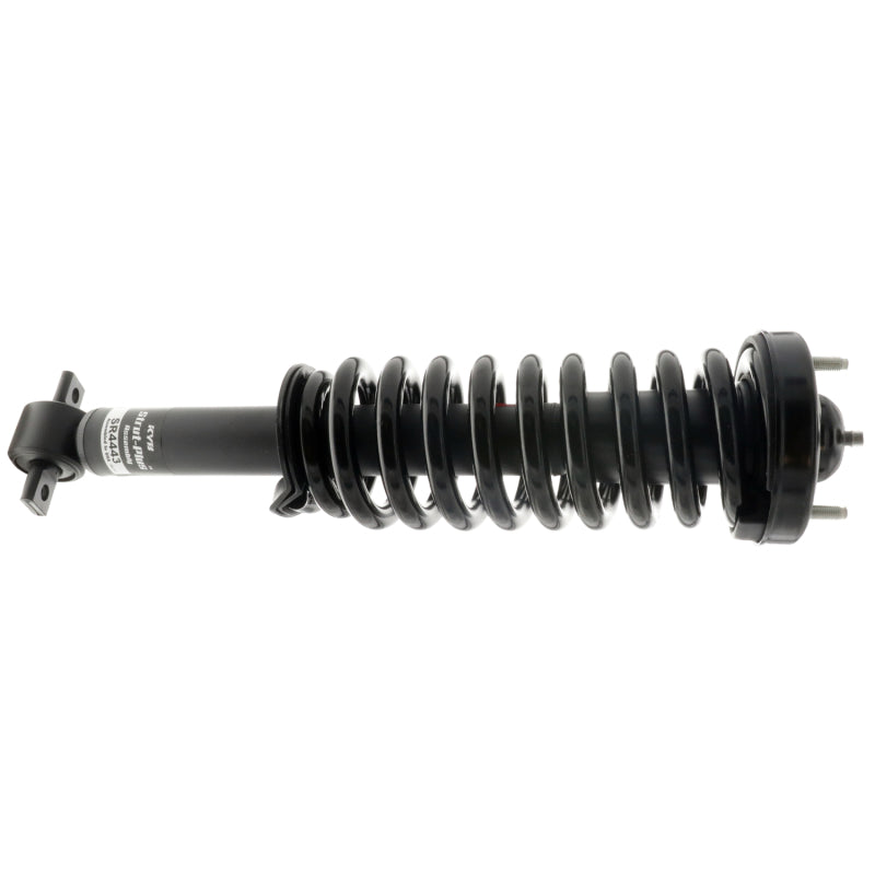 KYB Strut-Plus Twin-Tube Strut - Black Boot Included - Steel - Black Paint - Front - 4WD - Ford Fullsize Truck 2014-18