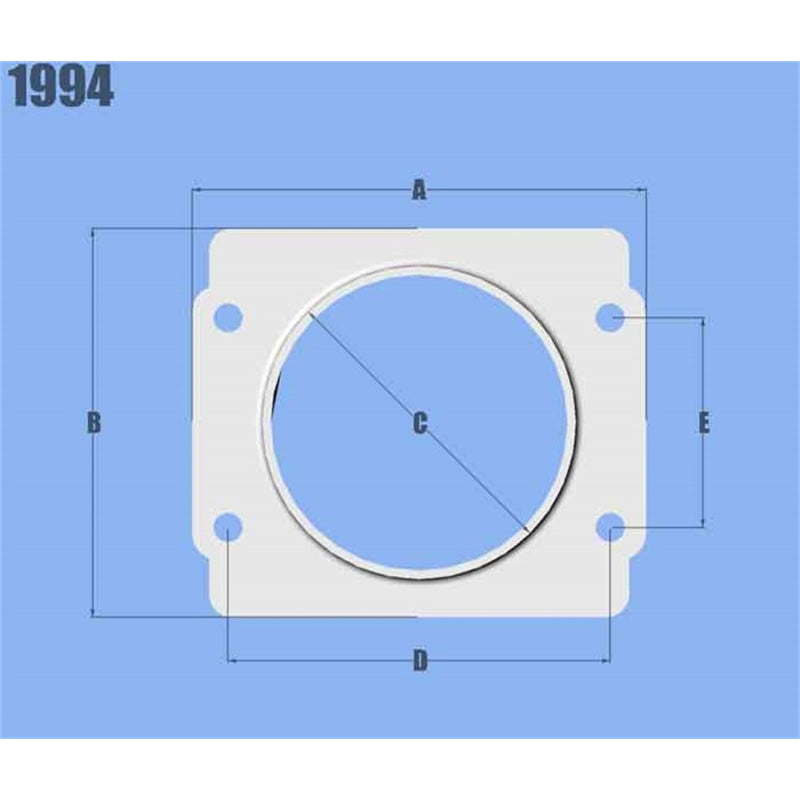 Vibrant Performance Mass Air Flow Sensor Adapter Plate for Subaru