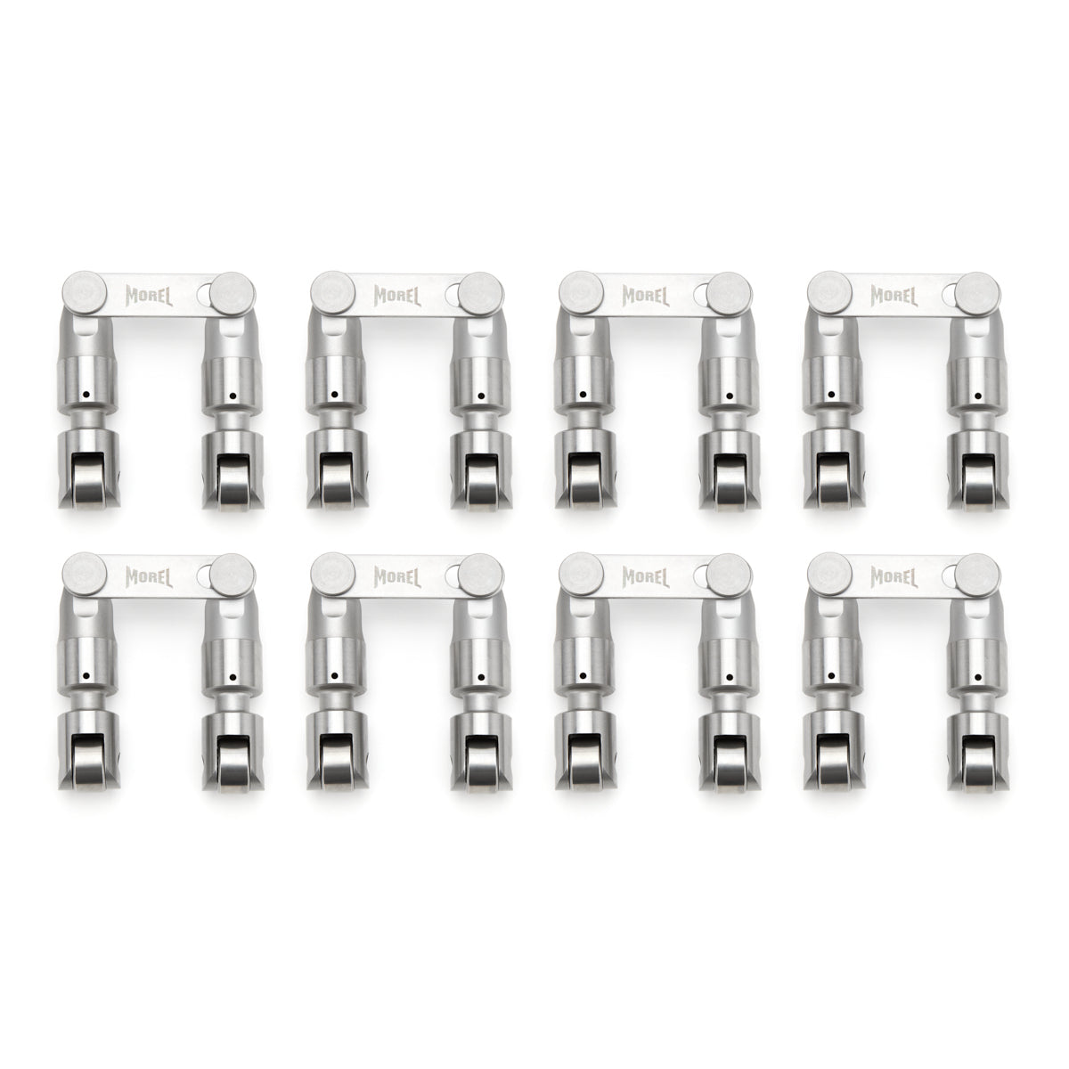 Morel Mechanical Roller Lifter - 0.842 in OD - Link Bar - GM LS-Series (Set of 16)