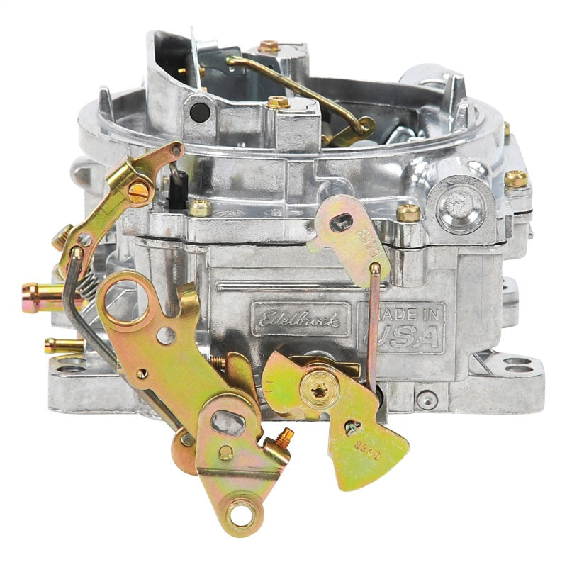 Edelbrock Performer 500 CFM 4-Barrel Carburetor - Square Bore - Manual Choke - Mechanical Secondary - Single Inlet - Satin