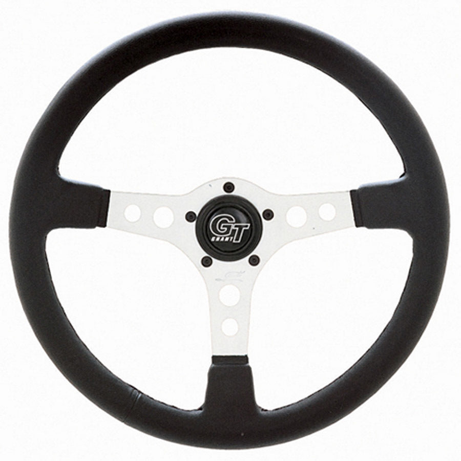 Grant Formula GT Steering Wheel - 14" - Black / Silver