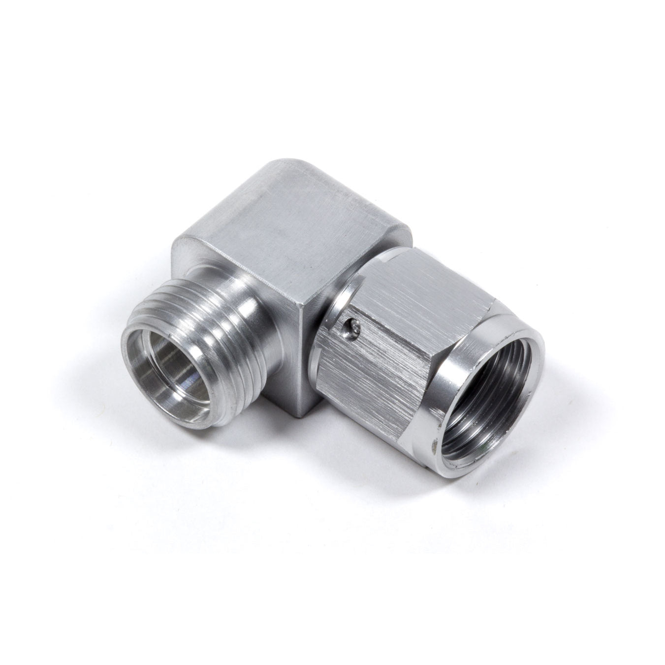 Vintage Air TiteFit Fitting Adapter 90 Degree 8 AN Female O-Ring to 8 AN Male - Steel