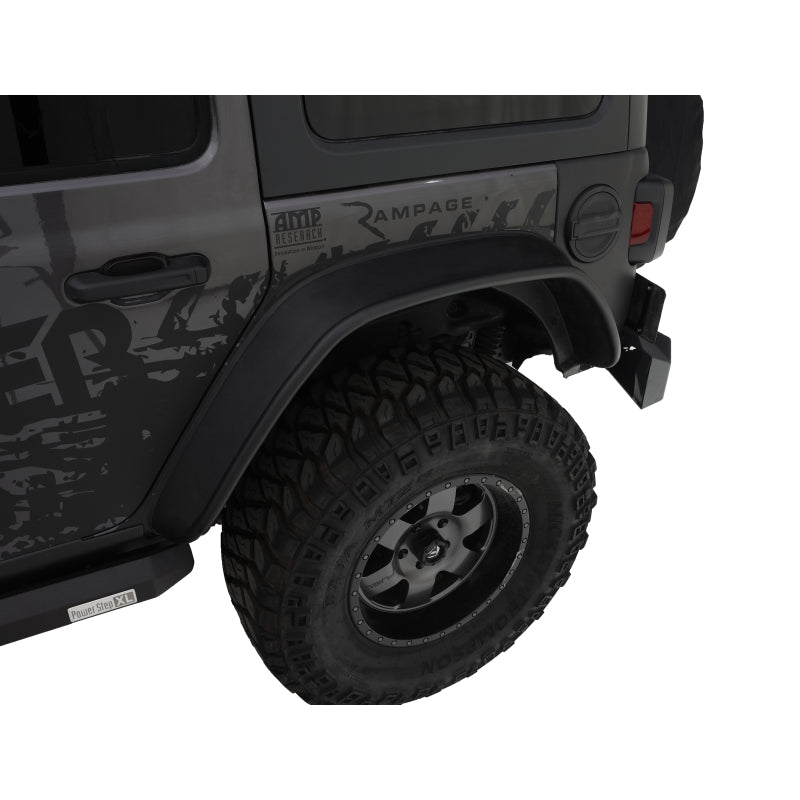 Bushwacker 18- Jeep JL 4DR Fender Flares 4-Piece Flat Style