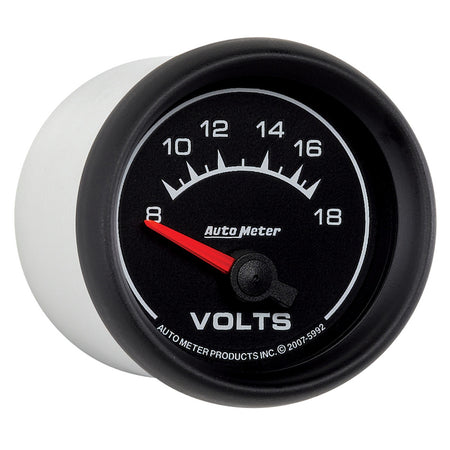 Auto Meter ES Electric Voltmeter Gauge - 2-1/16"