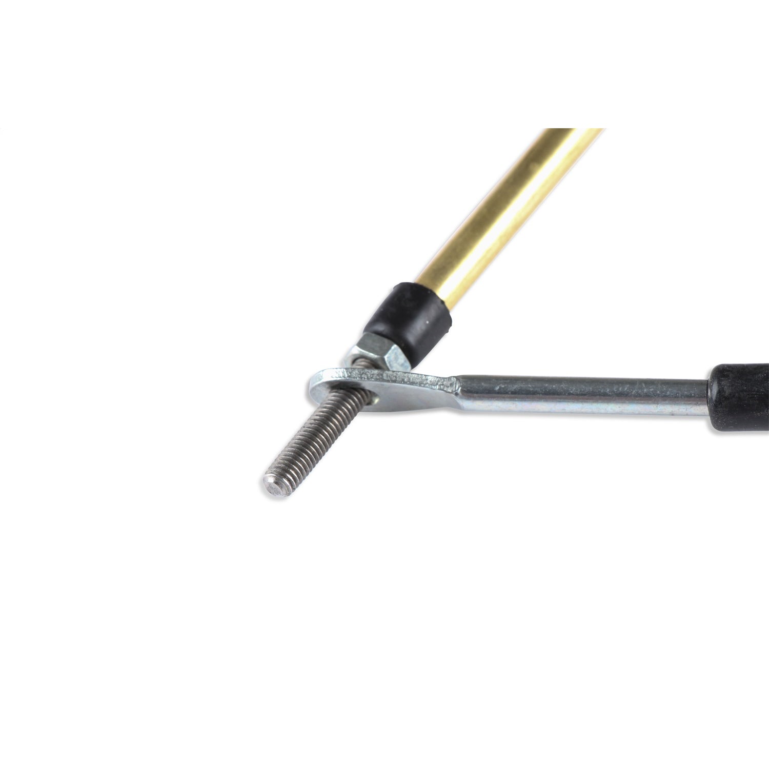 Hurst Shifter Cable - 5 ft Long - Stainless Cable - Plastic Liner - Gray - Hurst Auto Stick 3/Quarter Stick / Quarter Stick 2