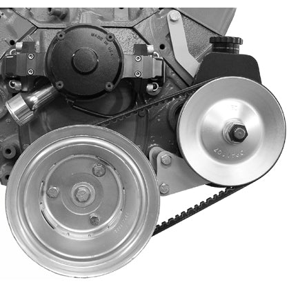 Alan Grove Components Power Steering Bracket - SB Chevy - Electric Water Pump - LH