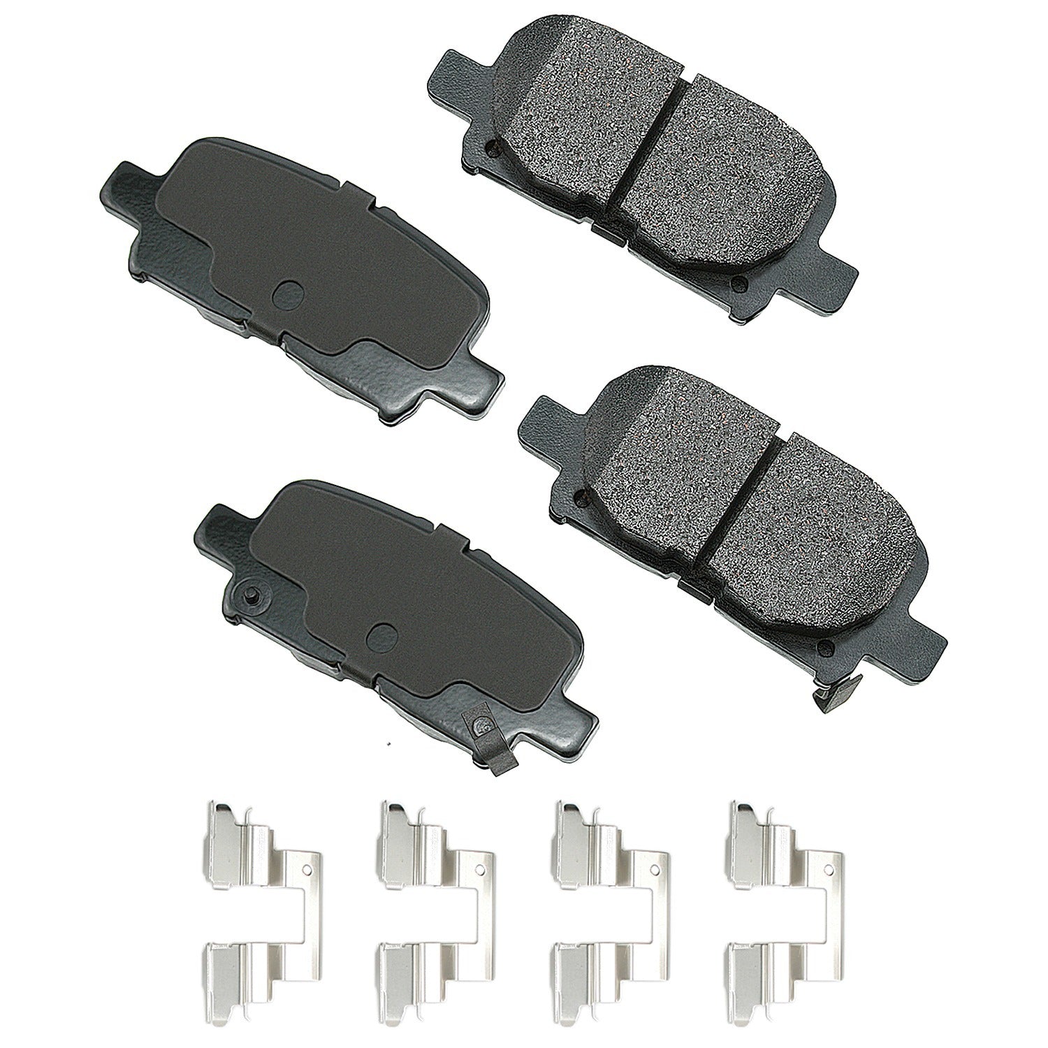 Akebono Brakes ProACT Rear Brake Pads - Acura/Honda 2001-08 (Set of 4)