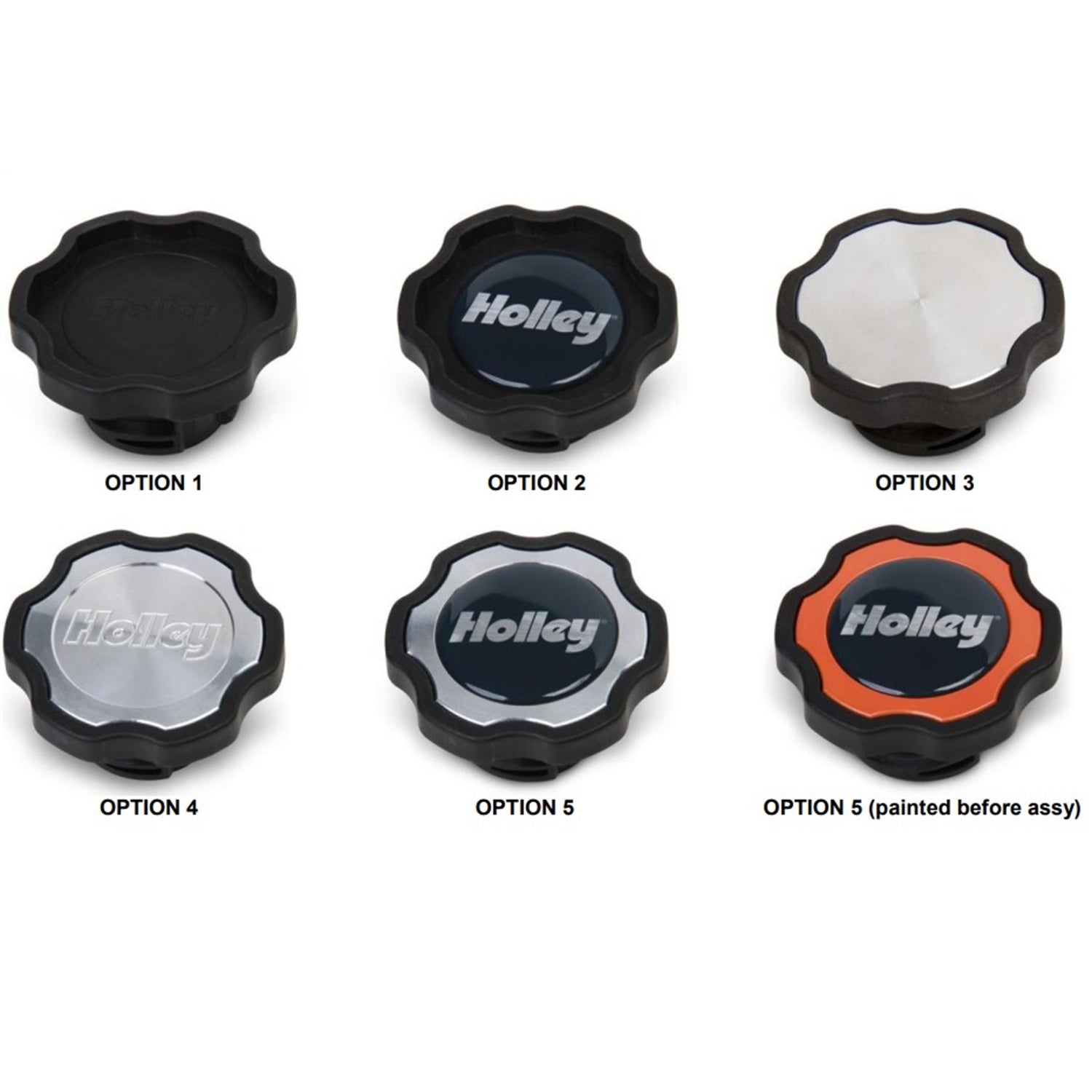 Holley LS Oil Fill Cap with Billet Center